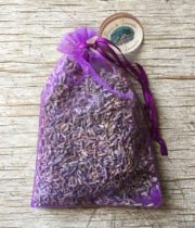 Dried Lavender Organza Sachet