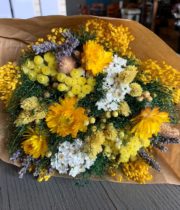 Dried Mixed Bouquet, Yellow Fantasy