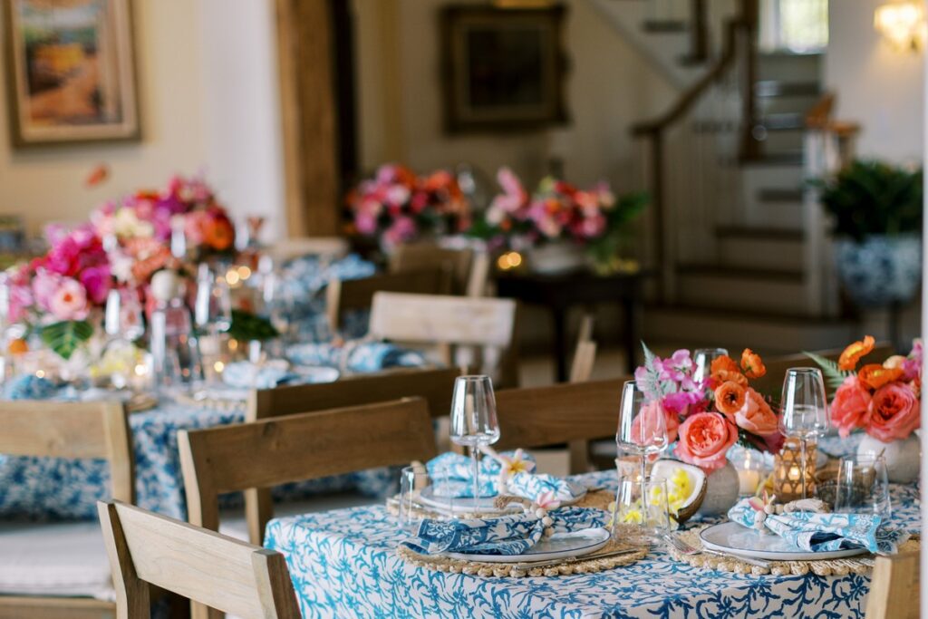 Colorful Summer Wedding Arrangement by Toast Santa Barbara