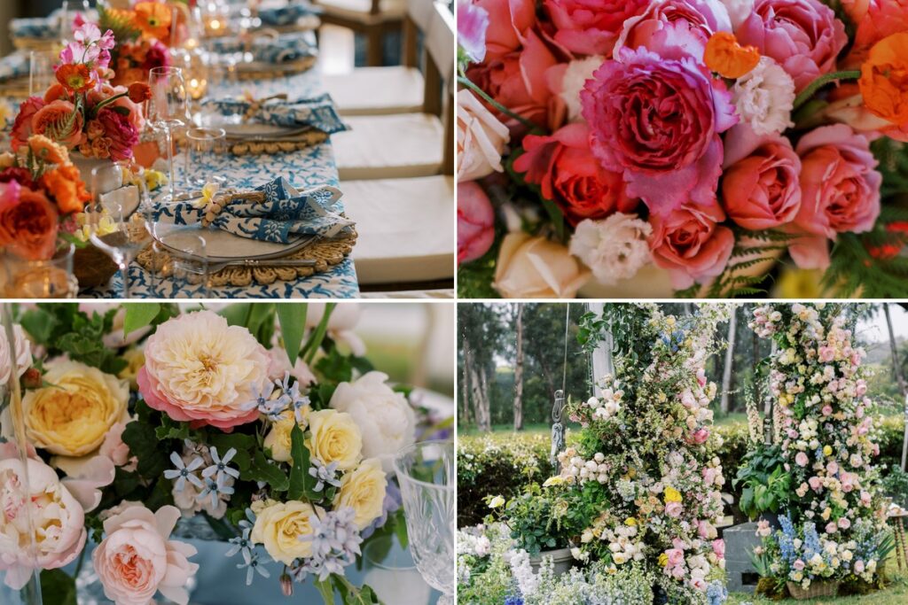 Summer wedding deigns in Santa Barbara by Toast