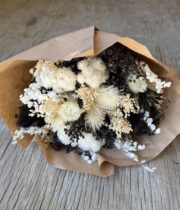 Dried Mixed Bouquet-black and white