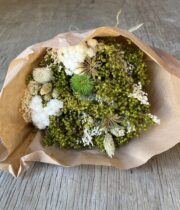 Dried Mixed Bouquet-green and white