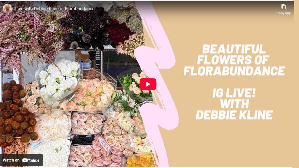 Flower Pull by Debbie Kline at Florabundance